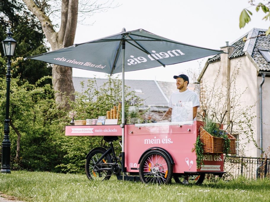 Eisfahrrad buchen mein eis Foodtruck Eisbike mobil koeln bonn duesseldorf